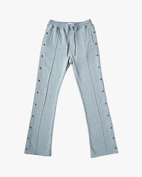 EPTM: FRENCH TERRY SNAP FLARED PANTS