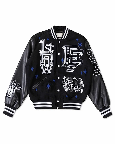 FIRST ROW: BRIGHT FUTURE VARSITY JACKET