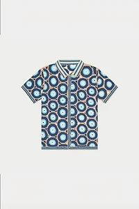 MAVRANS: EVIL EYE KNIT SHIRT