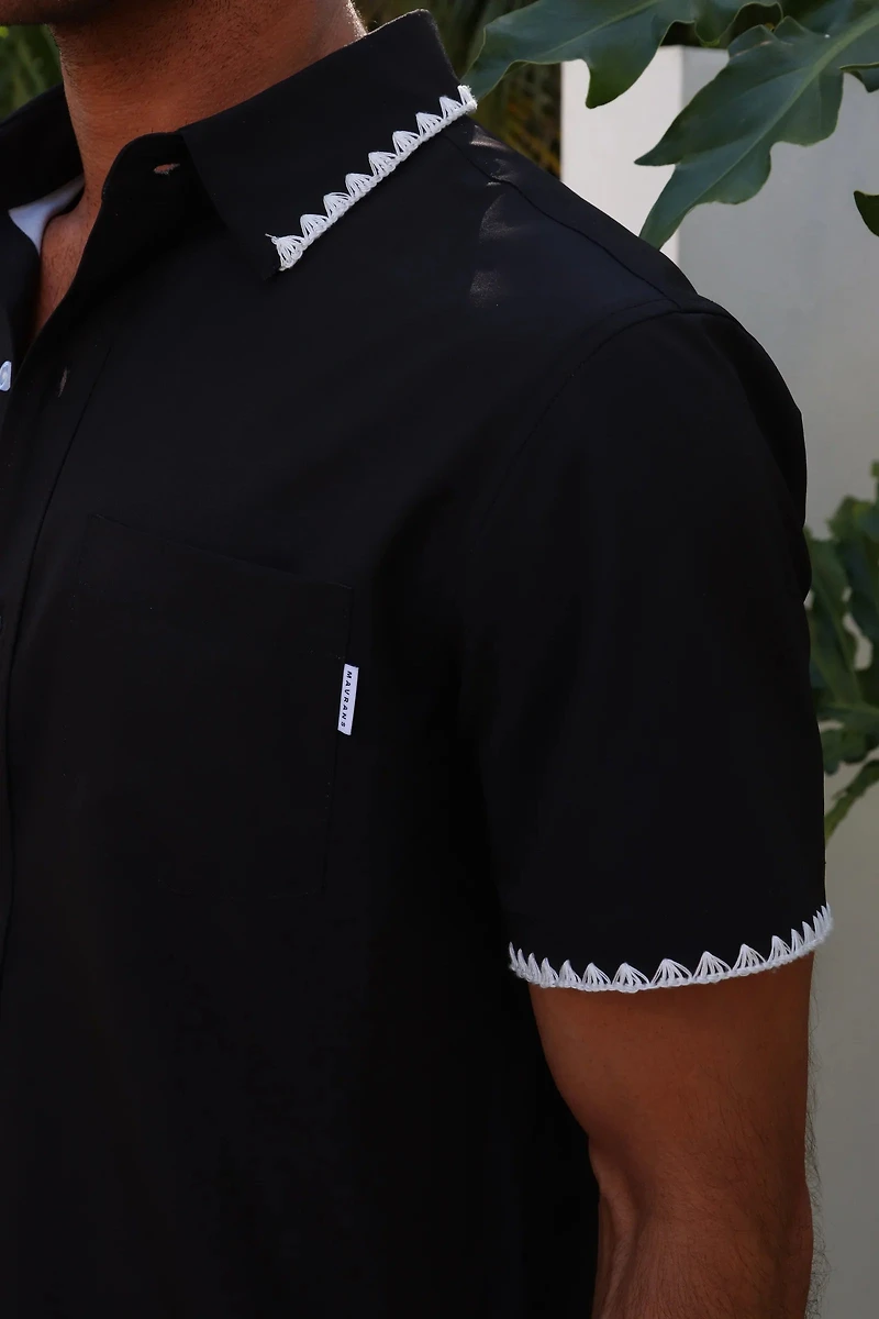 MAVRANS: BLACK STICH WEEKEND SHIRT