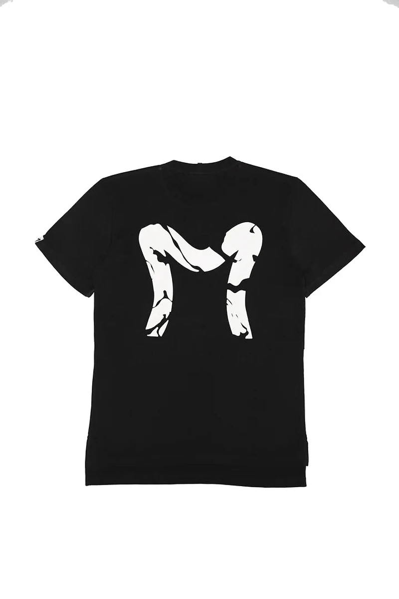 MODISCH: Engraved Logo shirt