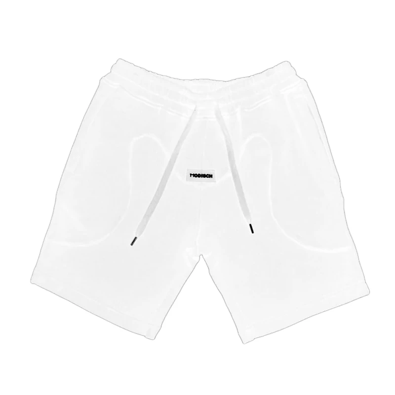 MODISCH: Engraved Logo shorts