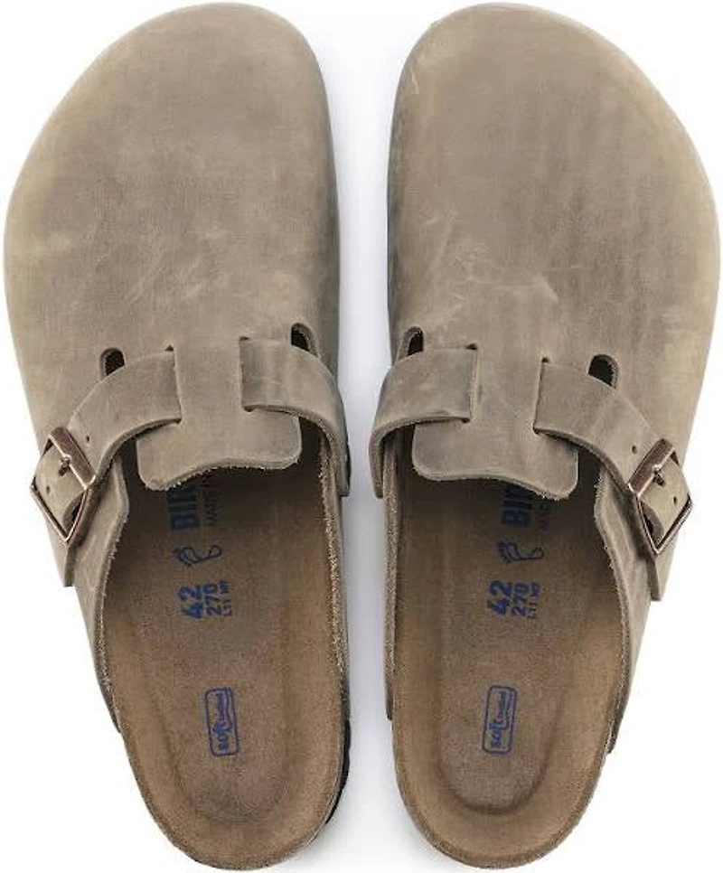 BIRKENSTOCK: BOSTON SUEDE LEATHER CLOG