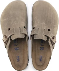 BIRKENSTOCK: BOSTON SUEDE LEATHER CLOG