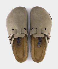 BIRKENSTOCK: BOSTON SUEDE LEATHER CLOG