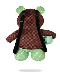 SPRAYGROUND: SHARKS IN PARIS FADE AWAY HOODIE MONEYBEAR TEDDYBEAR BACKPACK