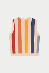 MAVRANS: STRIPED KNIT VEST