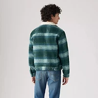 LEVIS: PLAID SHERPA TRUCKER JACKET
