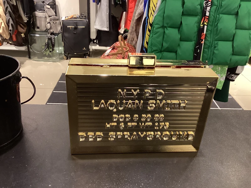 Sprayground Laquan Smith Gold