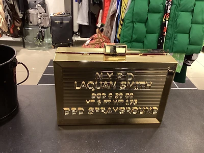 Sprayground Laquan Smith Gold