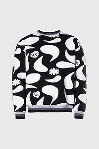 HIDEOUT CLOTHING:TOWEL BIG PAISLEY SWEATER