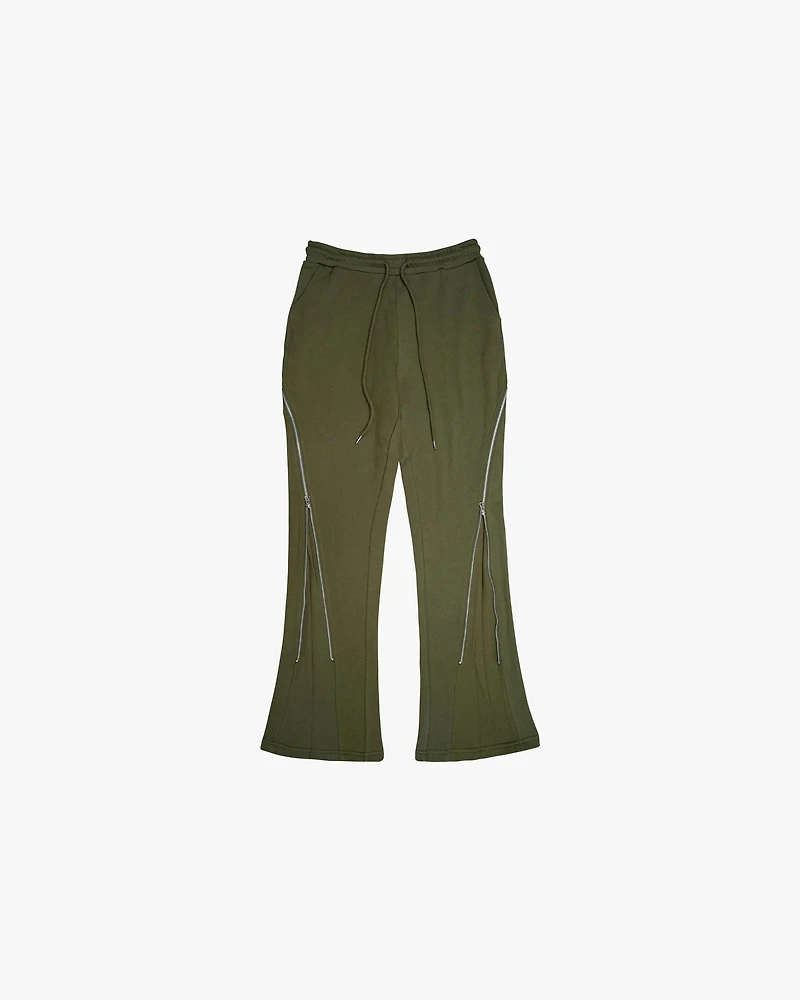 EPTM: ZIP FLARED SWEATPANTS