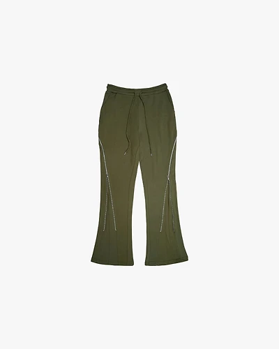 EPTM: ZIP FLARED SWEATPANTS