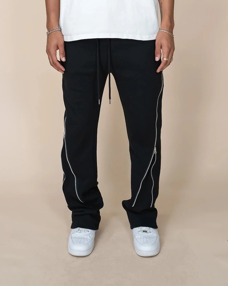 EPTM: ZIP FLARED SWEATPANTS