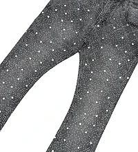 VICIOUS DENIM : EMBELLISHED STACKED JEANS