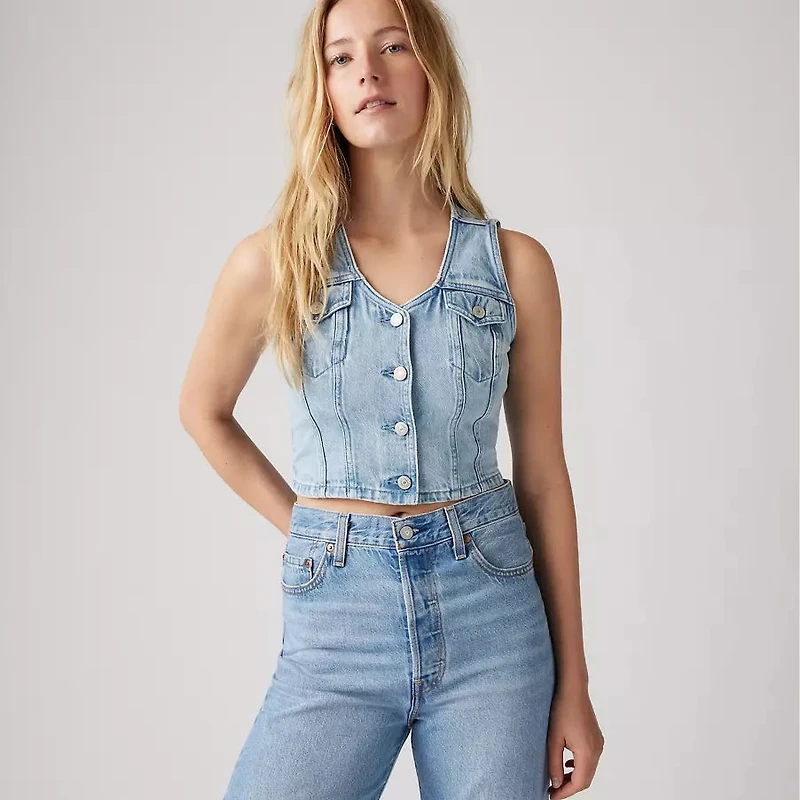 LEVIS: BELLA DENIM CORSET TOP