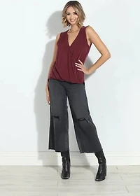 HIDDEN: NORI CROPPED WIDE LEG JEANS