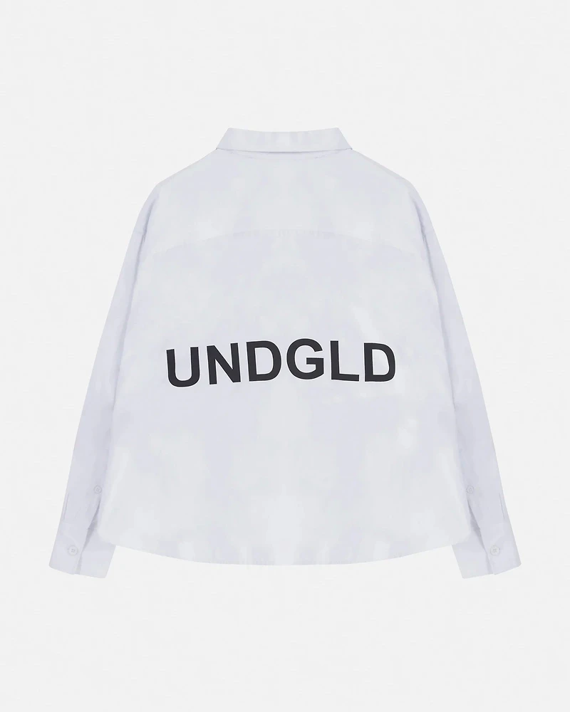 UNDERGOLD: PALACE BRAVE SOUL LONG SLEEVE BOXY SHIRT BONE