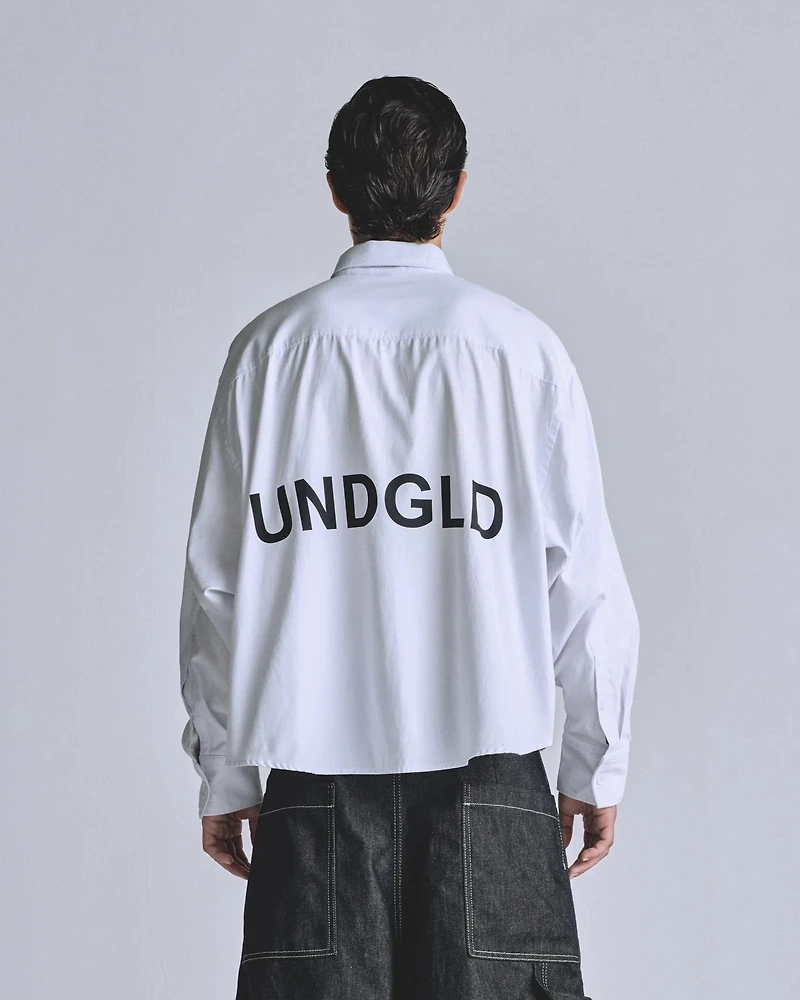 UNDERGOLD: PALACE BRAVE SOUL LONG SLEEVE BOXY SHIRT BONE