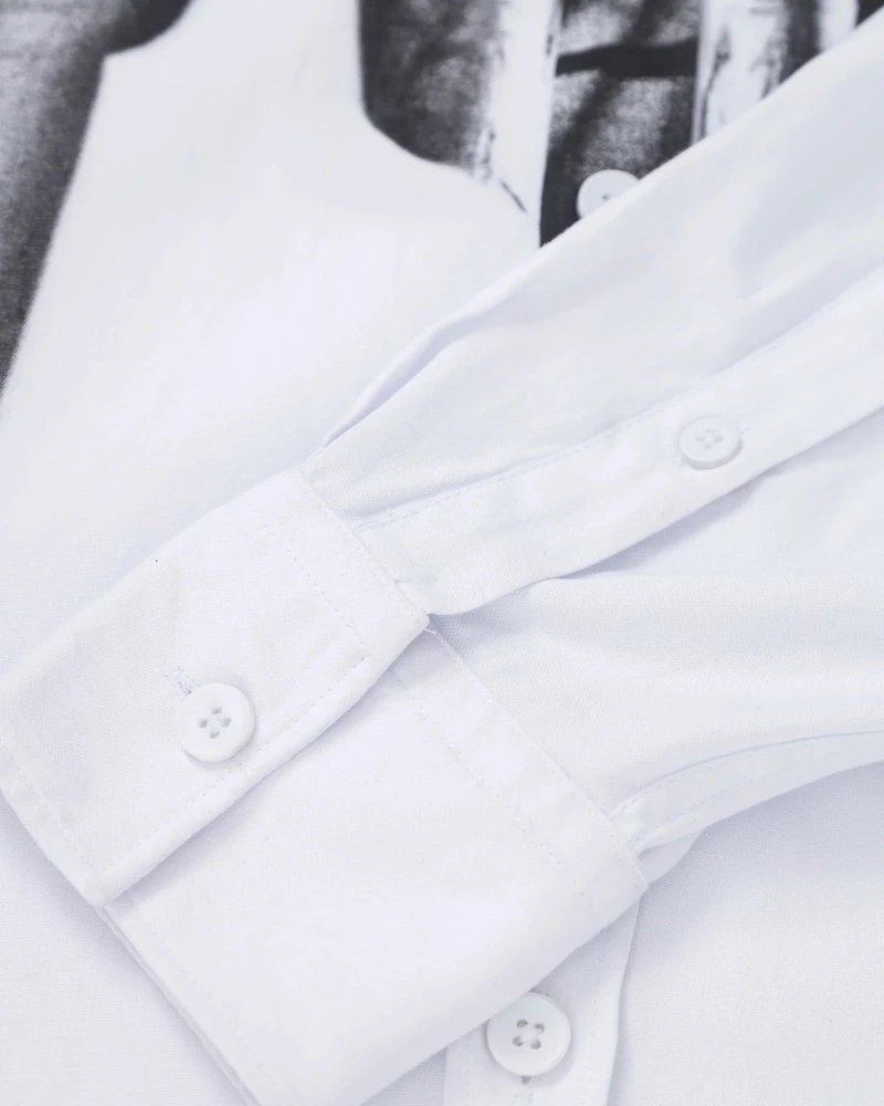 UNDERGOLD: PALACE BRAVE SOUL LONG SLEEVE BOXY SHIRT BONE