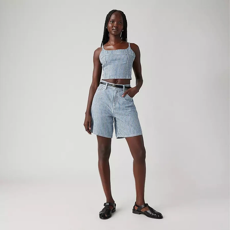 LEVIS: HIGH-RISE BAGGY SHORTS