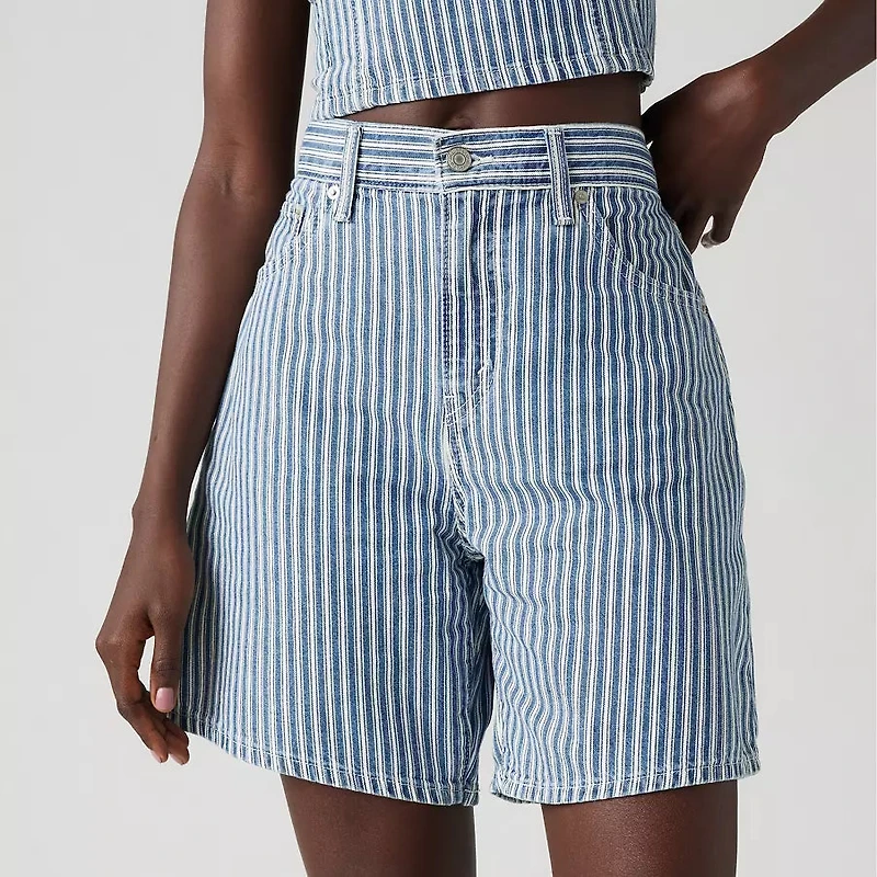 LEVIS: HIGH-RISE BAGGY SHORTS