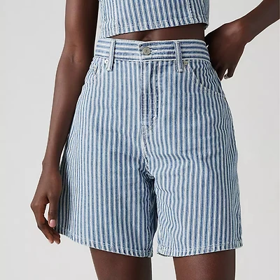 LEVIS: HIGH-RISE BAGGY SHORTS