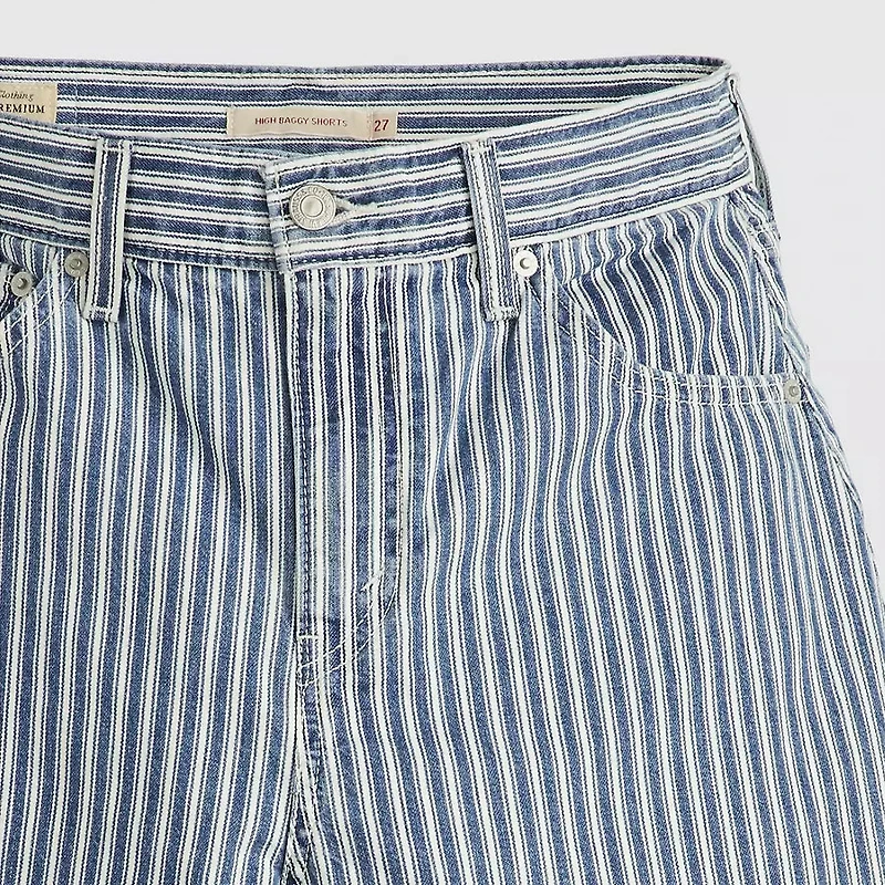 LEVIS: HIGH-RISE BAGGY SHORTS