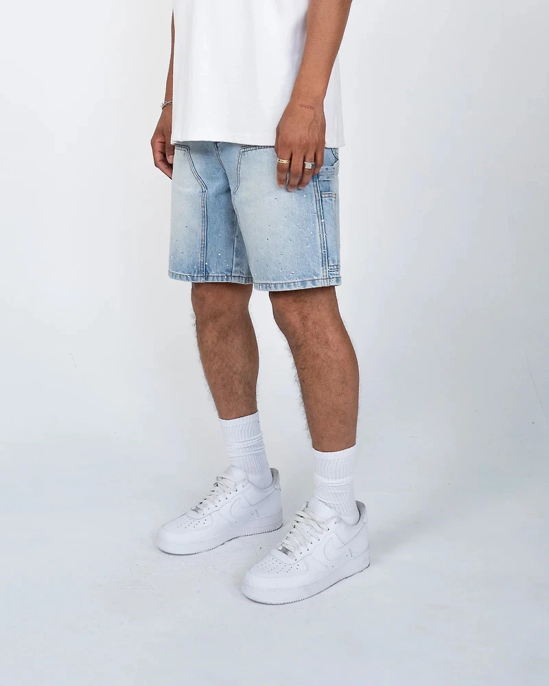EPTM: SPOTTY DENIM SHORTS