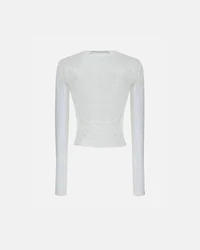 UNDERGOLD: AGNUS RHINESTONE LONGSLEEVE TOP