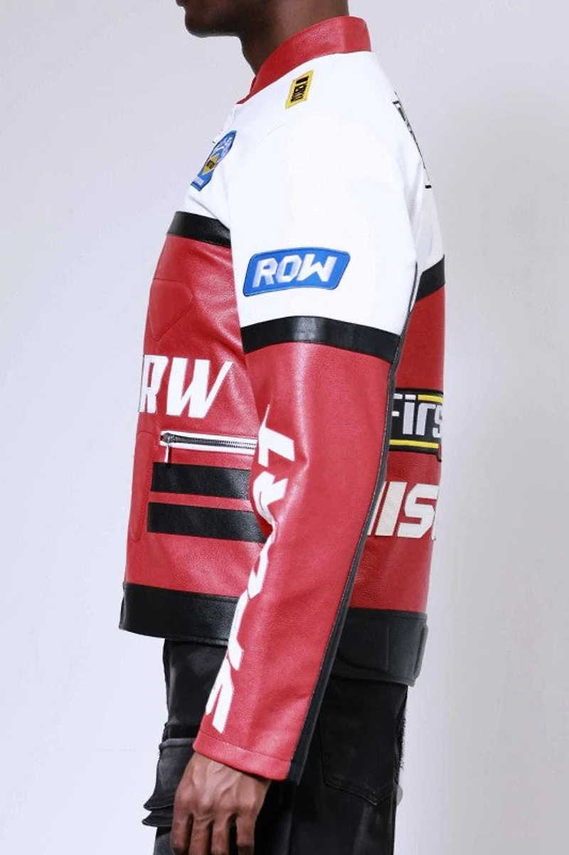 FIRST ROW: HIGH SPEED MOTO JACKET