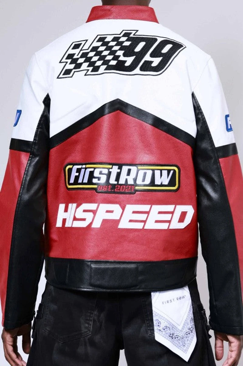 FIRST ROW: HIGH SPEED MOTO JACKET