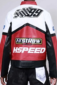 FIRST ROW: HIGH SPEED MOTO JACKET
