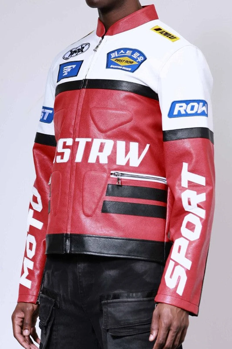 FIRST ROW: HIGH SPEED MOTO JACKET