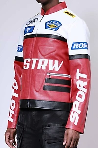 FIRST ROW: HIGH SPEED MOTO JACKET