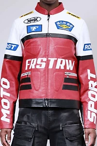 FIRST ROW: HIGH SPEED MOTO JACKET