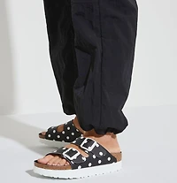 BIRKENSTOCK: ARIZONA GROOVED PLATFORM VEGAN SANDALS