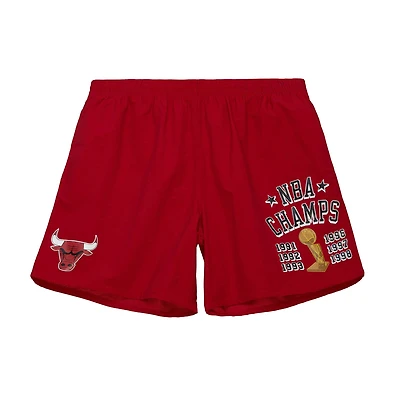 MITCHELL & NESS: NBA Team Heritage woven shorts BULLS
