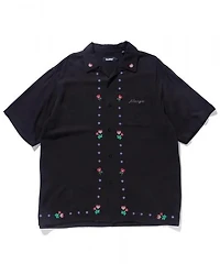XLARGE FLOWER OPEN COLLAR S/S SHIRT
