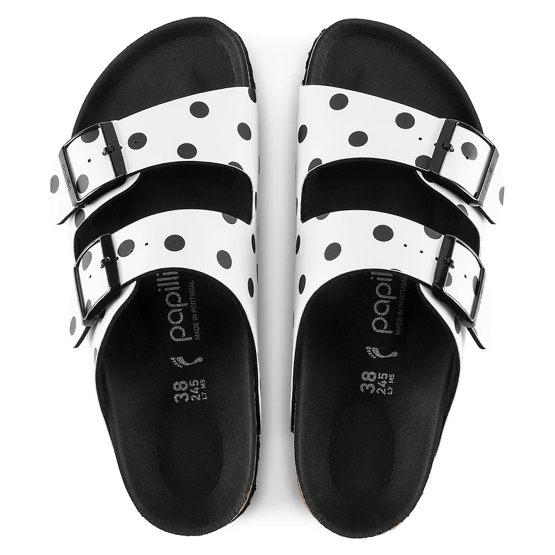 BIRKENSTOCK: ARIZONA GROOVED PLATFORM VEGAN SANDALS
