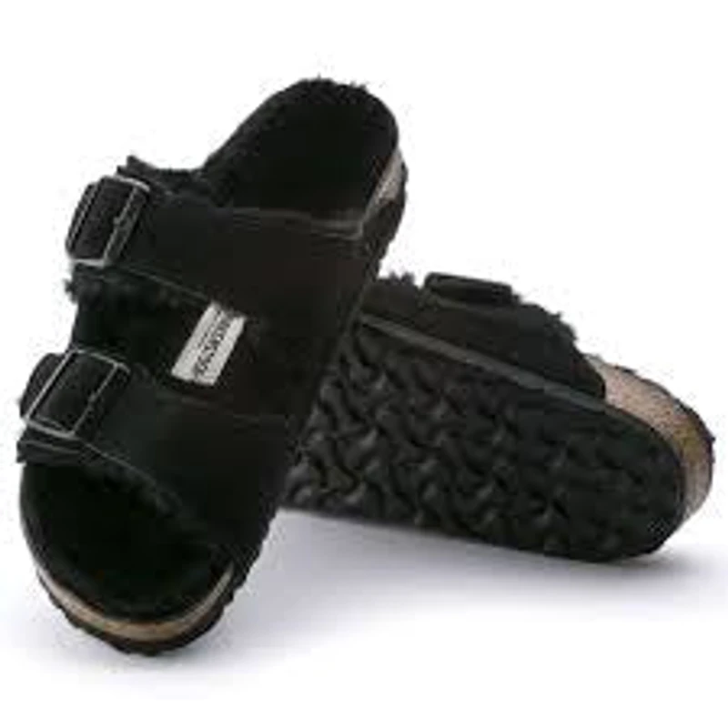 BIRKENSTOCK: ARIZONA FUR Black