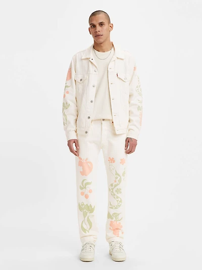 LEVIS PREMIUM: CRAZY LEGS OFF WHITE JEANS
