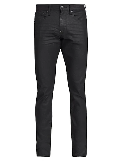 G-STAR: REVEND BLACK SKINNY JEANS