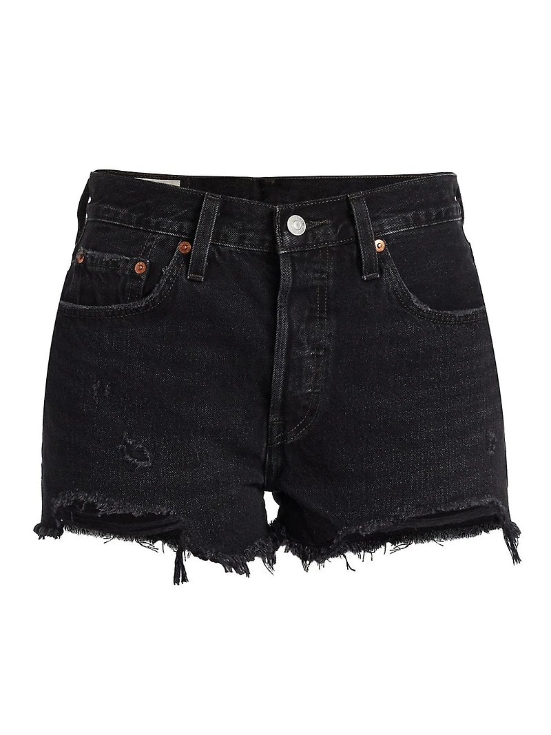 LEVIS PREMIUM: WISE UP 501 CUT OFF SHORTS