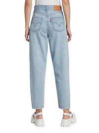 LEVIS PREMIUM: HIGH LOOSE  DISTRESSED TAPER JEANS