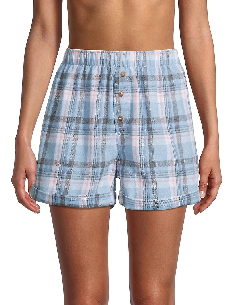 FREE PEOPLE: SUNDAY MORNING BOXER SHORT