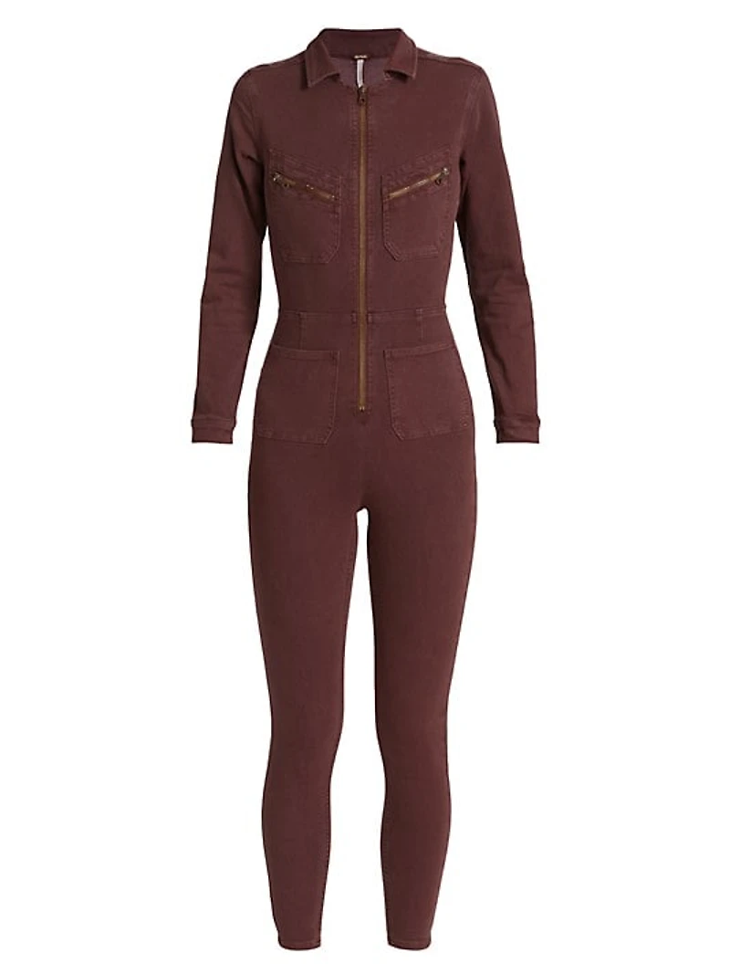 FREE PEOPLE: LENNOX JUMPSUIT WINE