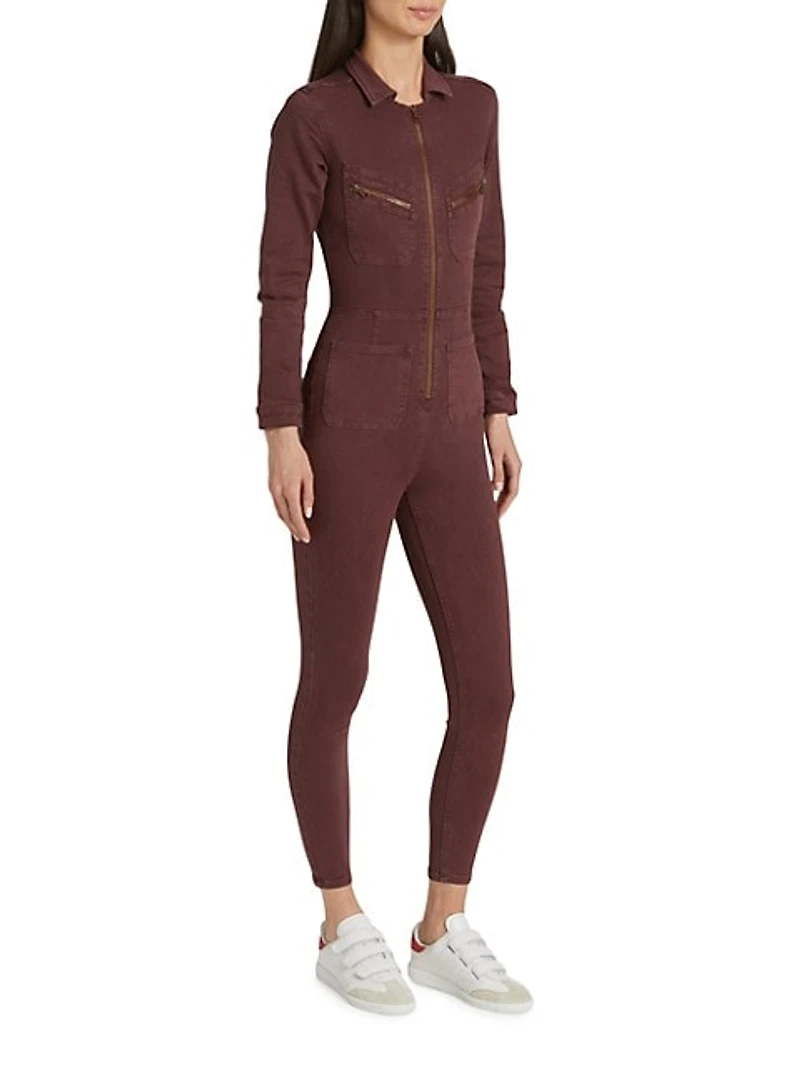 FREE PEOPLE: LENNOX JUMPSUIT WINE