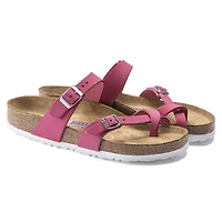 BIRKENSTOCK: MAYARI SOFT FOOT BED FUCHSIA TULIP SANDAL