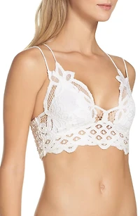 FREE PEOPLE: ADELLA LONGLINE LACE BRALETTE